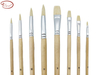 8 pcs Hog Bristle Oil Paint Brushes set
