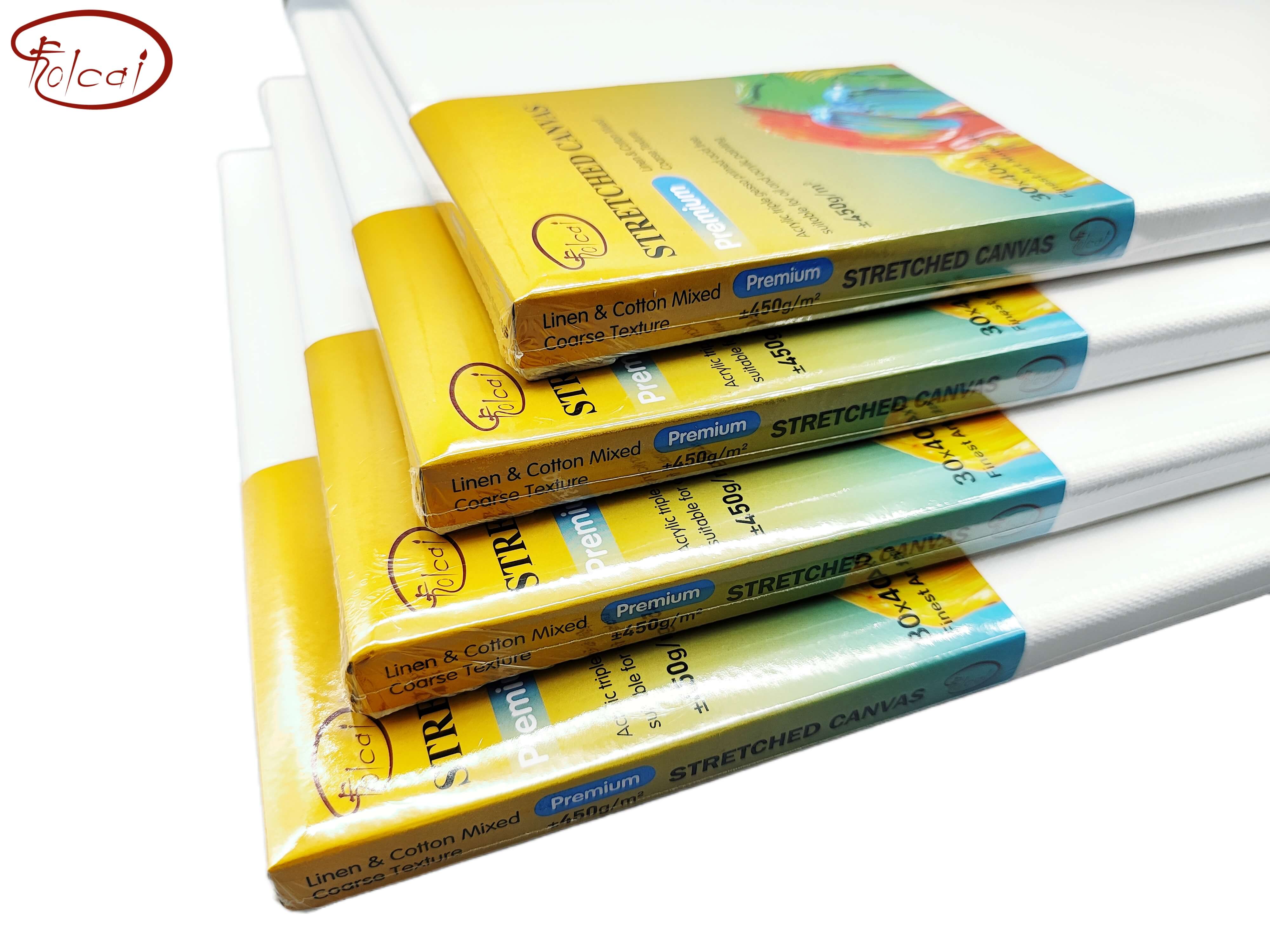 450gsm Cotton & Linen Mixed Stretched Canvas