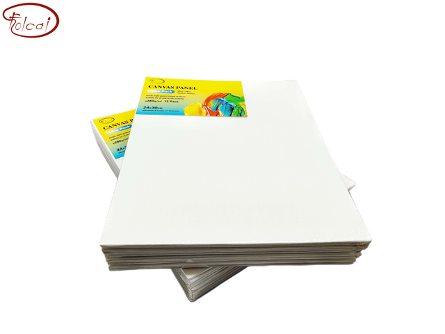 Value Pack 280gsm Cotton Canvas Panel 12 Pack