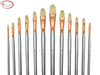 Filbert Interlocked Chungking Hog Bristle Oil Paint Brushes