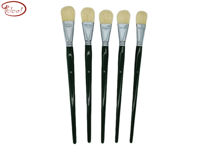 Filbert Big Size Chungking Hog Bristle Oil Paint Brushes