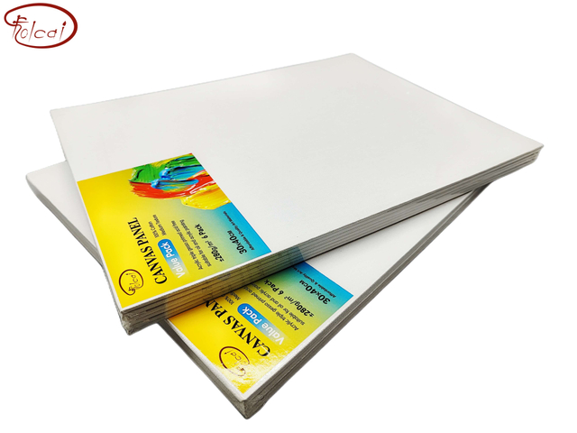 Value Pack 280gsm Cotton Canvas Panel 6 Pack