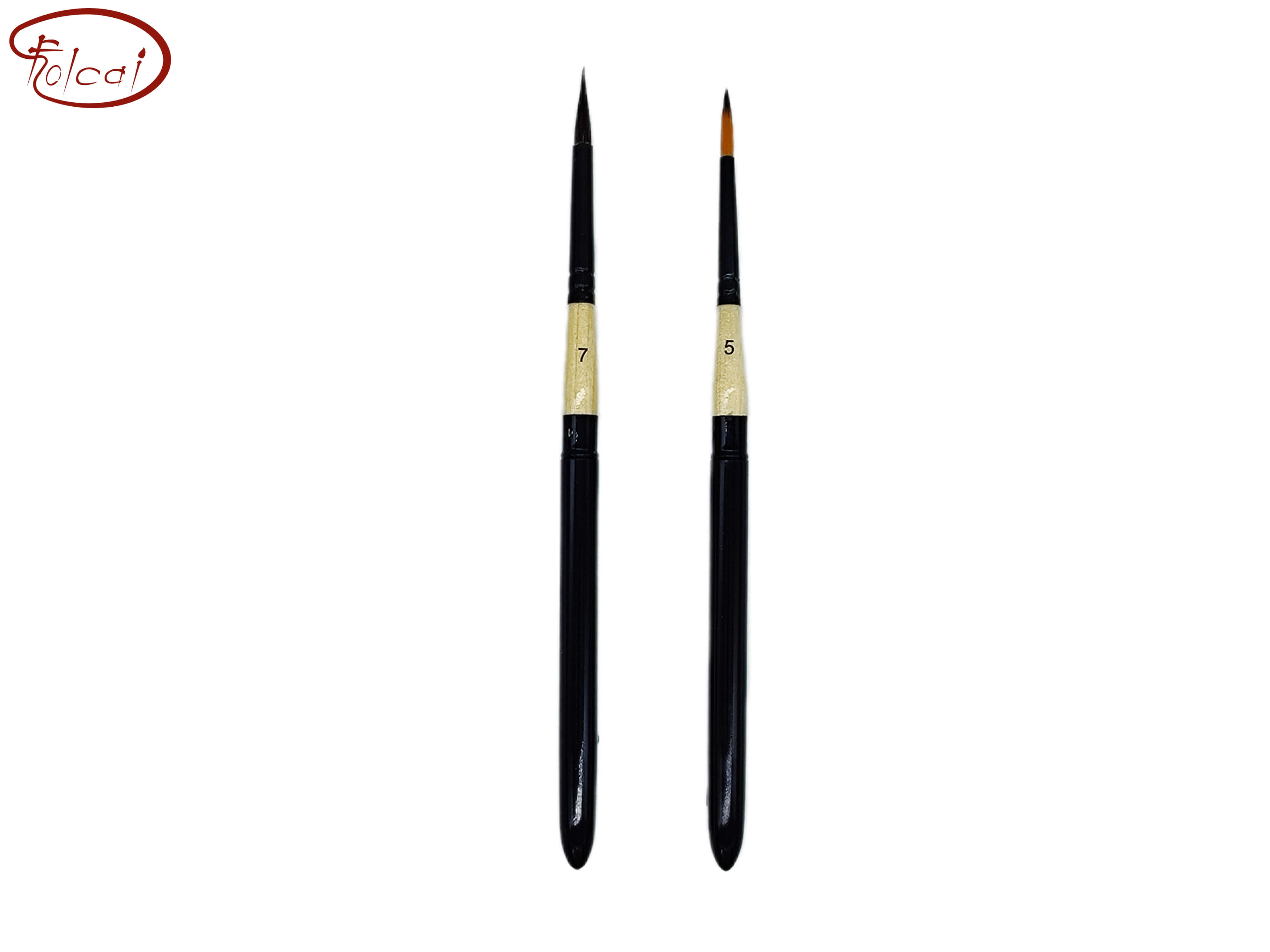 Squirrel Hair & Synthetic Hair Travel Brush Set