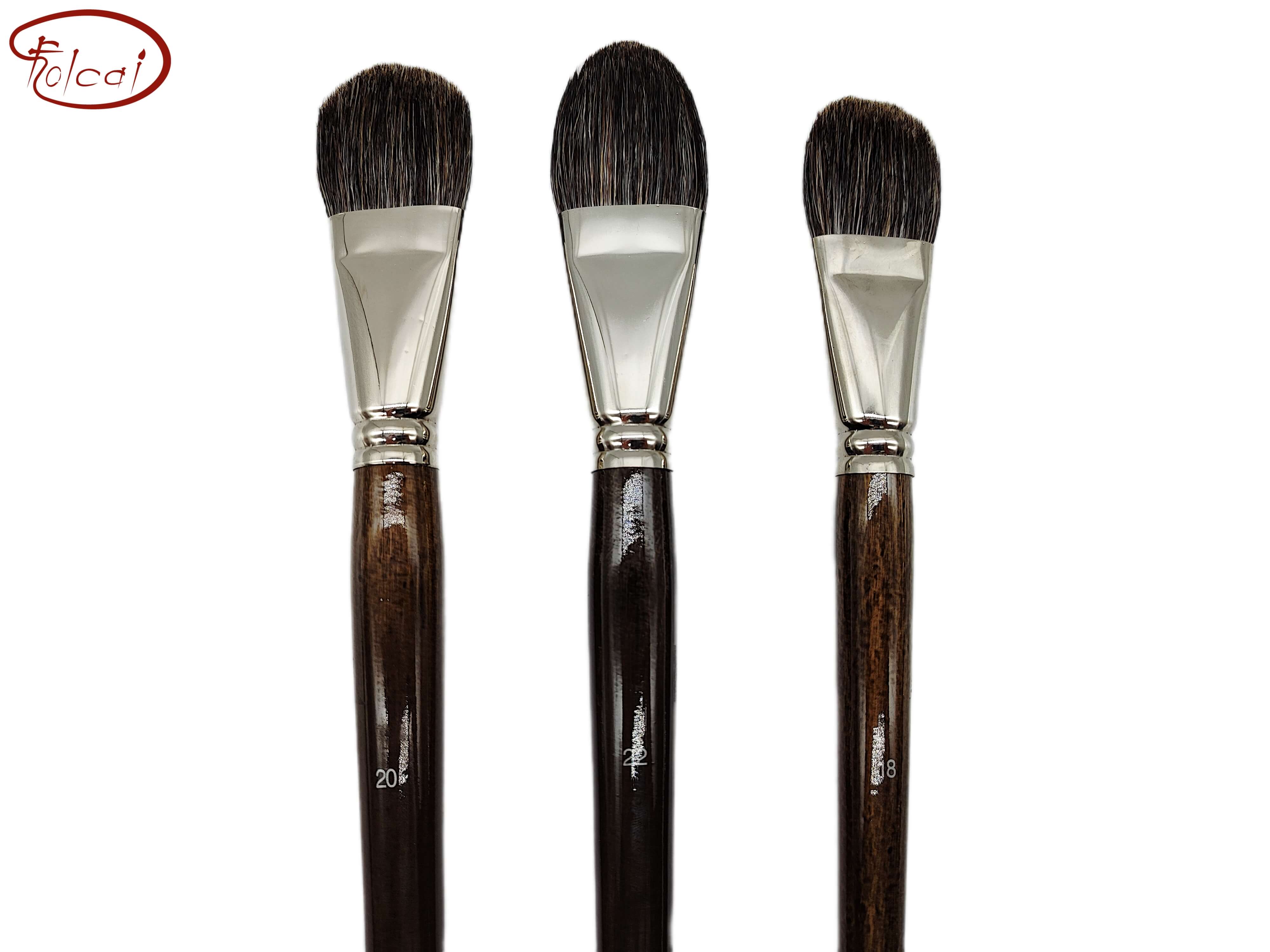 Filbert Dog Ridge Hair Artist Brush 
