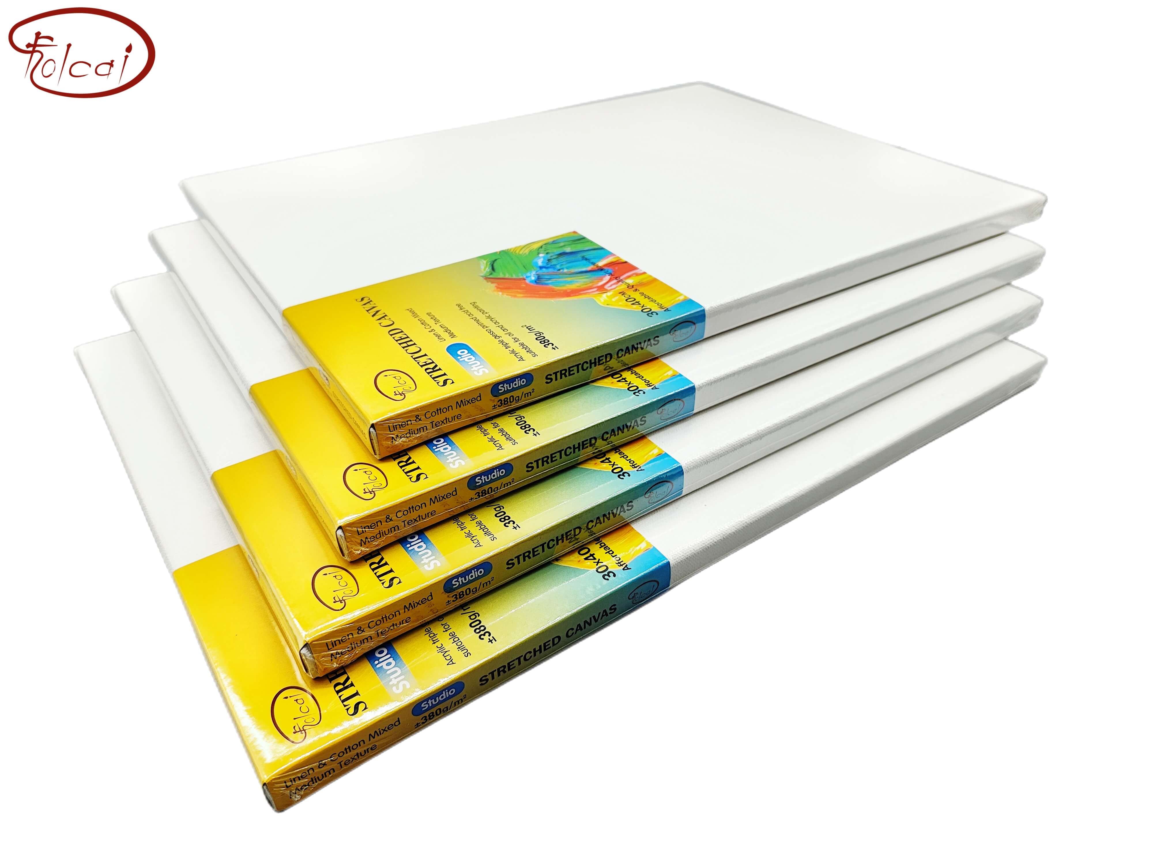 380gsm Cotton & Linen Mixed Stretched Canvas