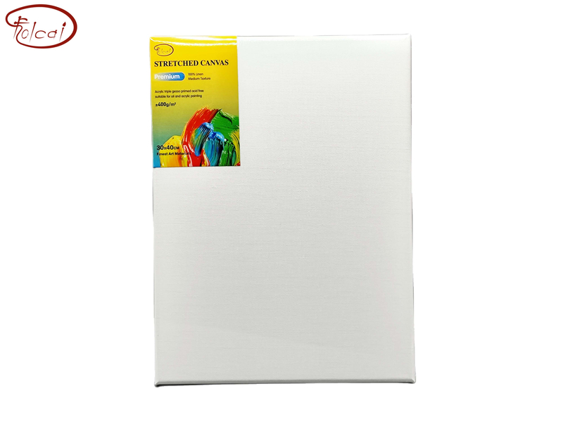 400gsm 100% Linen Stretched Canvas