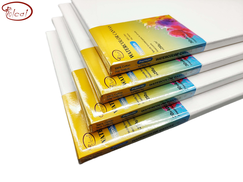 250gsm 100% Cotton Stretched Canvas