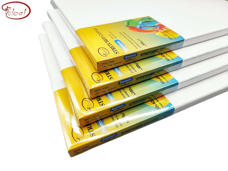 300gsm 100% Linen Stretched Canvas