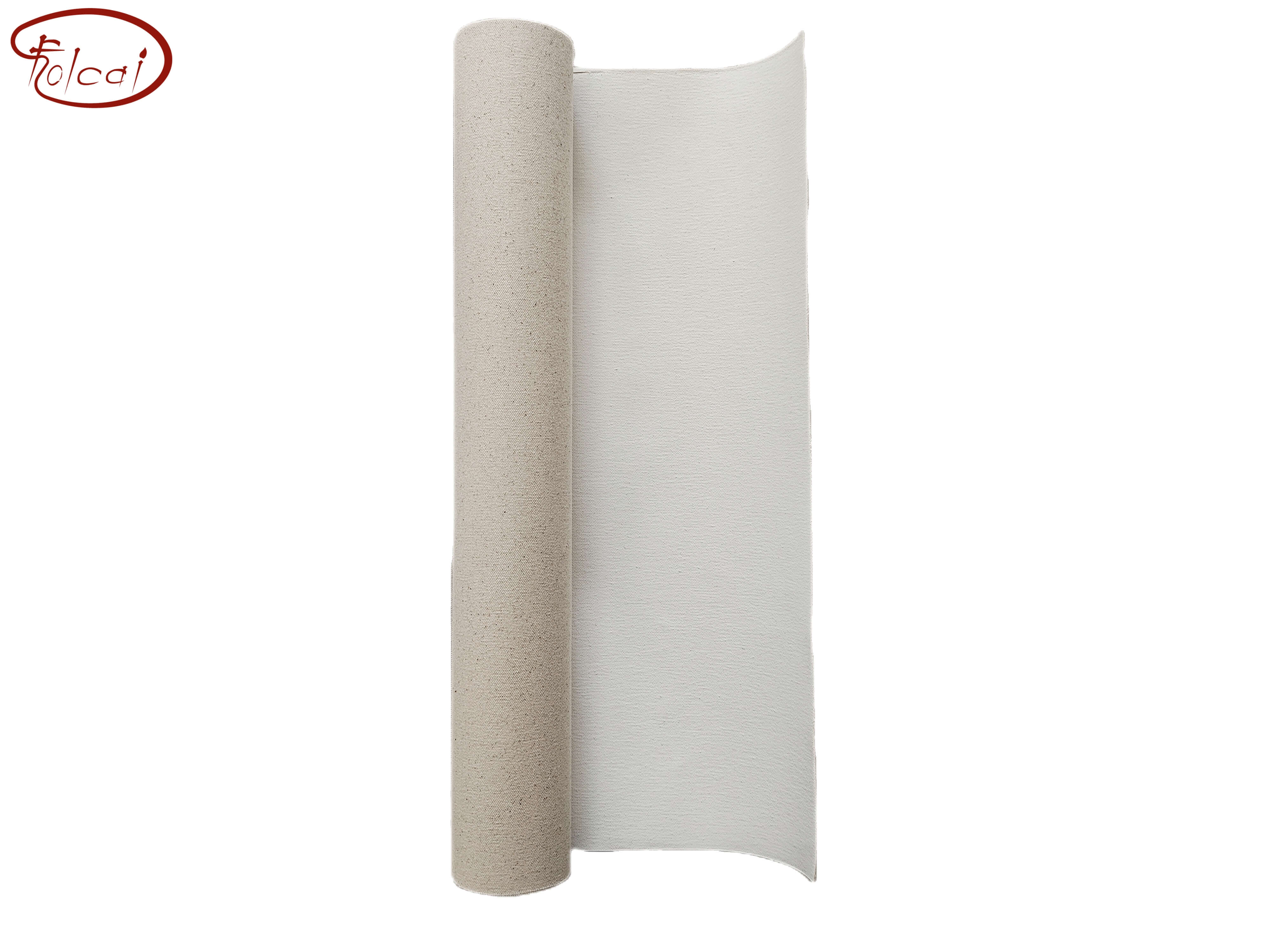 ±500g/m2 100% Natural Cotton Canvas Roll