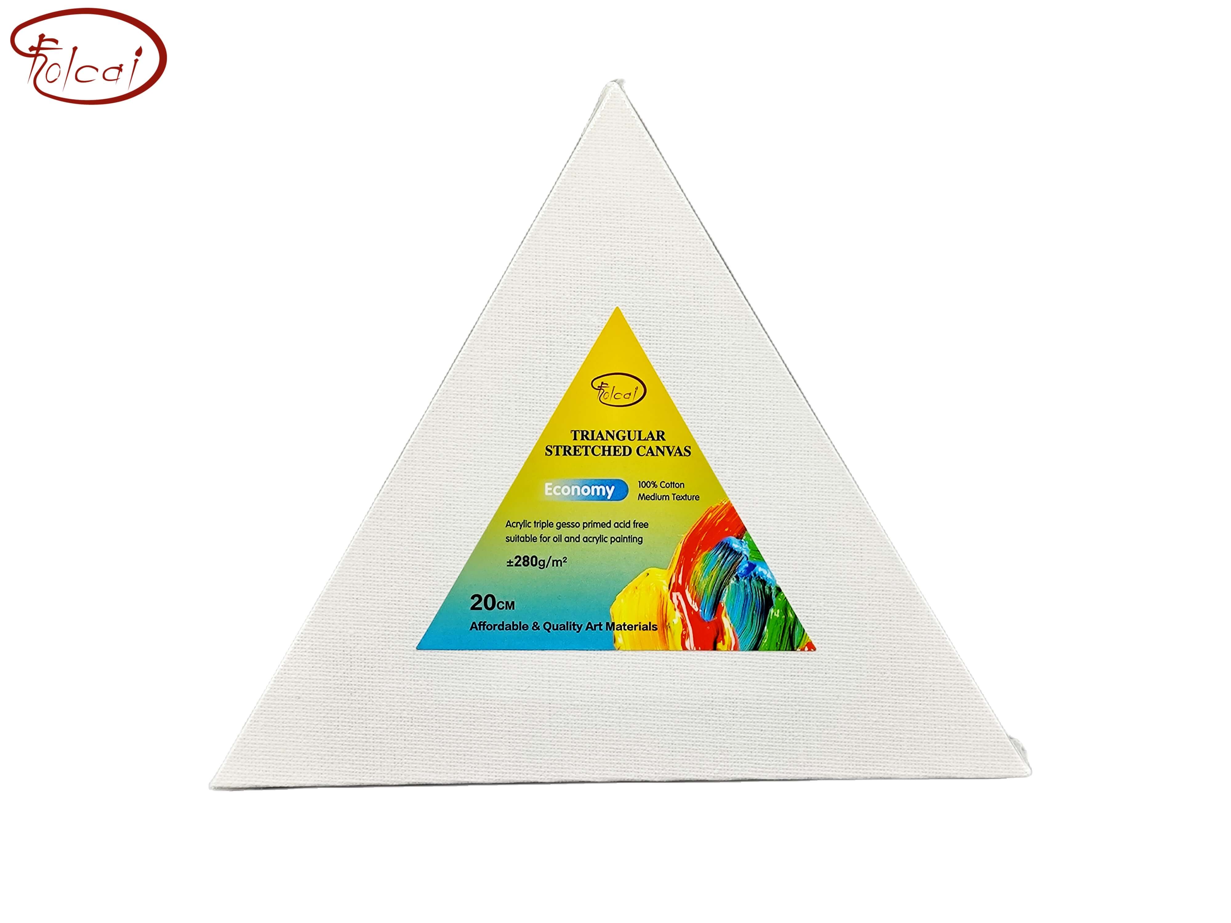 280gsm cotton Triangular stretched canvas
