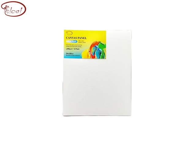 Value Pack 280gsm Cotton Canvas Panel 12 Pack