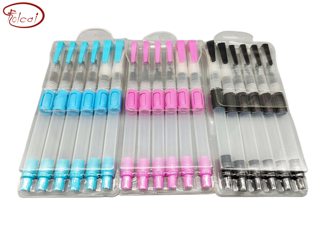 6 pcs Plastic Water Pen Brush Set 1