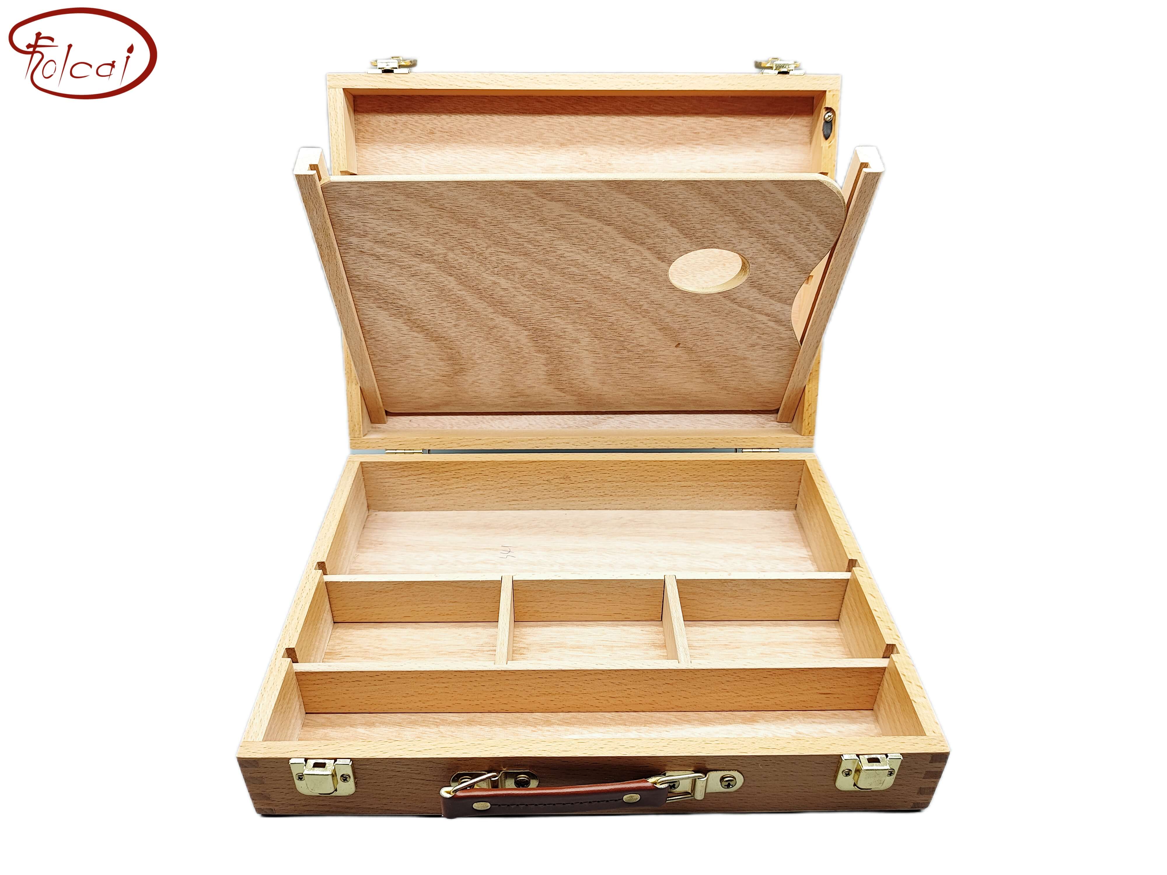 Beech Wood Multi-Function Tool Box