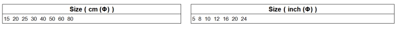 size sheet