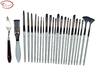 24 PCS Synthetic Brush Bag Set with Brass Ferrule and Short Handle