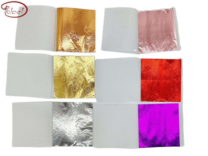 Colorful Imitation Gold Leaf Sheets