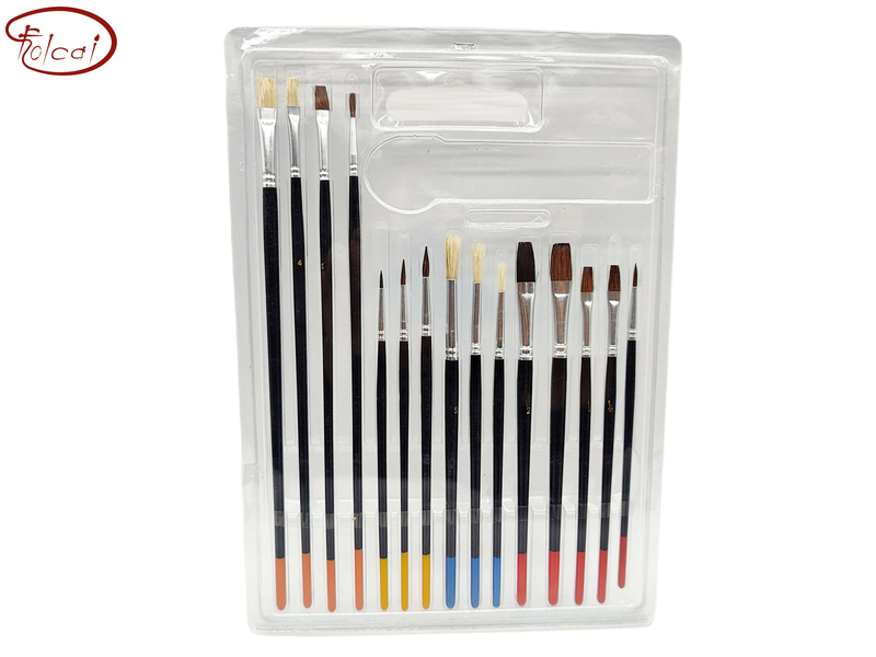 15 pcs value pack painting brush set 