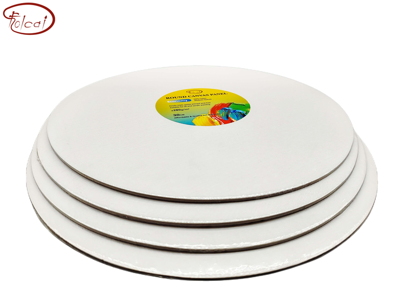280gsm 100% Cotton Round Canvas Panel
