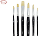 6 pcs Chungking Hog Bristle Oil Paint Brushes set