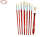 8 pcs Chungking Hog Bristle Oil Paint Brushes set