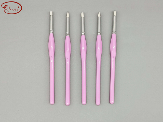 5 pcs Food Grade Silicone Brushes set with Triangular Handle