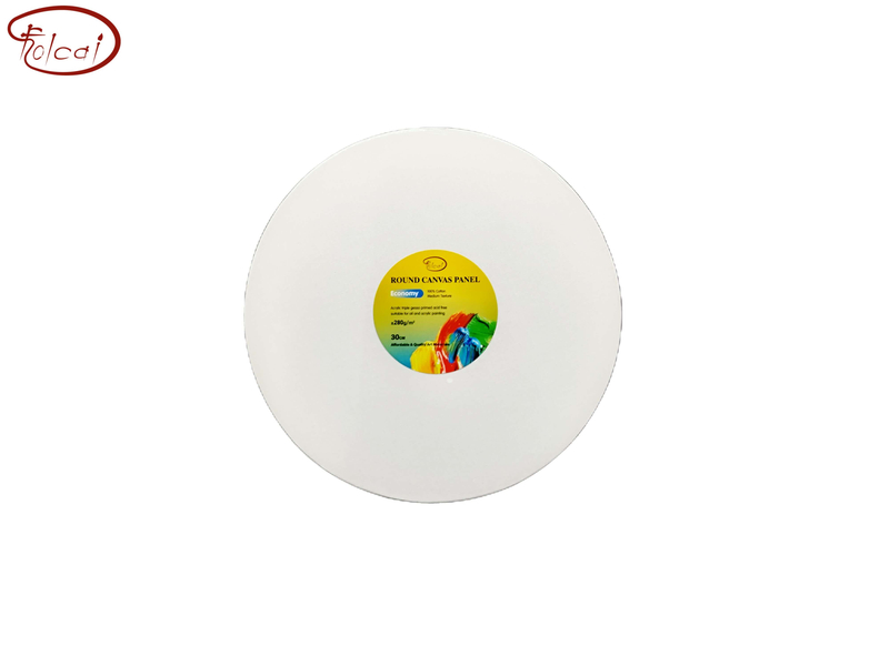 280gsm 100% Cotton Round Canvas Panel