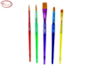 5pcs Golden Nylon Hair Kids' Brush Set 