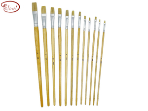 579 Flat Hog Bristle Oil Paint Brushes